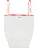 Red Heart Knit Sleeveless Top
