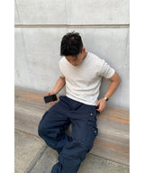[1+1] ミニワッフルクロップマッスルTシャツ