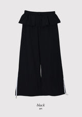 #ST Frill Layered Banding Track Pants (2color)