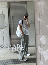 [Limited Quantity] ルック ステーブル 2WAY クーリング ナイロン ワイド バンディング パンツ