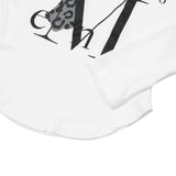 SAHARA LEOPARD CROSS U-NECK LONG SLEEVE T (2Color)