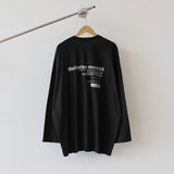 NCBリサーチルーズフィットロングスリーブTシャツ