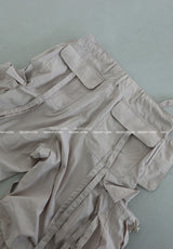 4WAY Cargo Detachable Bermuda Long Wide Pants