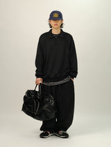 RU Basic Collar Sweatshirt
