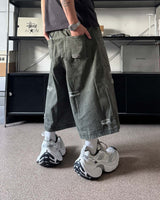 SL ダブルニーバミューダデニムパンツ