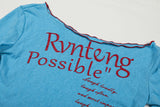 Rynteng レタリングステッチTシャツ 232561174
