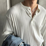 [F/W] Golgi button henry neck long sleeves (4color)
