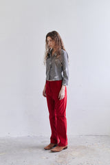 RED CORDUROY PANTS
