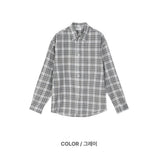 LMN ロイヤルアイスリネンパステルチェッカードシャツ (2 colors)