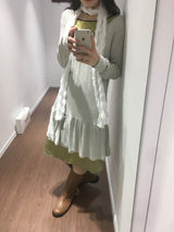 Scandi striped dress (3color)