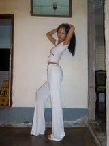 Bake Slim Pants (White)