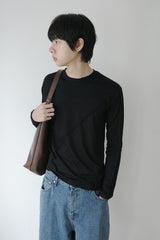 diagonal long sleeve