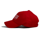 Slogon logo ball cap - red