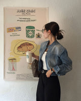 [BELLIDE MADE] バンドカラーデニムジャケット