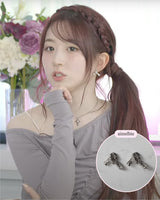 [Aespa Giselle, NMIXX Haewon Piercing] Vintage Knot Piercing - Silver