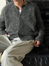 [Unisex] Cash mohair crop cardigan(2color)