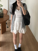 Flute Checkered Shirt (3 colors)