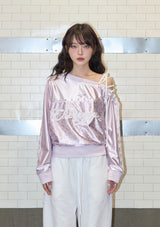 leopard lace uniform mtm - pink