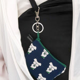Cucumber Lover pattern keyring pouch(mini)