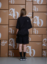 [24SS] AE ロゴ半袖Tシャツ ブラック