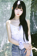 PASTEL FLOWER LACE SLEEVELESS (2COLOR)