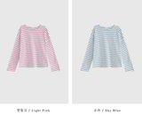 クレントストライプロングスリーブTシャツ / 5 カラーズ