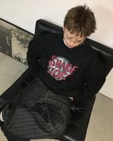 Lettering Paint Cropped Sweatshirt (3c)