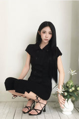 26SS★ [ EEUN MADE ] Rosette Button Top