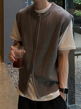 Round Knit Vest 3C
