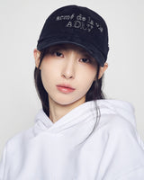 26SS ファブリックロゴアップリケボールキャップ