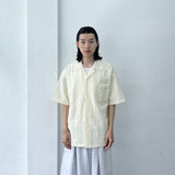 ボクシーエンボシードレイヤーリングシャツ