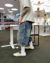 No.0770 fatigue cago denim SHORTS (3color)