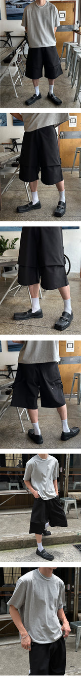 [S/S] Parachute nylon bermuda pants (3color)