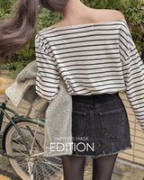 【MADE】ストライプロングスリーブTシャツ