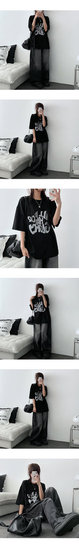 グルーボクシー半袖Tシャツ