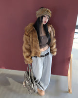 [MADE] Raccoon Kara Zip-Up Fur Jacket