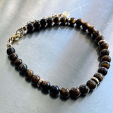 Stellar Tiger's Eye Beaded Bracelet