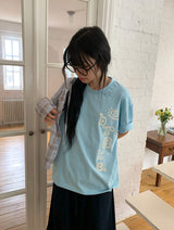 [unisex] Kirai Printing Loose-Fit Short Sleeve Tee