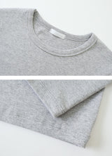 ピーチウォームベーシックロングスリーブTシャツ (6color)