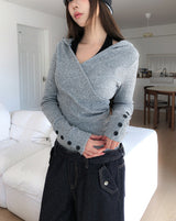 Rhapsody Ribbed Hoodie Knit