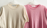 Selling round short sleeve knit