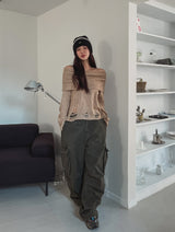 Vatti Bijo Washing Cargo Pants