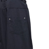 (2color) Frill Pocket Wide Cotton Buckle Pants