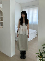 Pintuck Lace Bustier (3 colors)