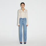 Middle Blue Straight Fit Denim - YWD1DNST001