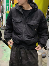 Brushed) Military cargo sweatpants
