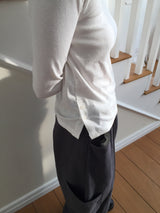 Bias snap long sleeve (4color)