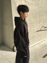 Basic Flag Hooded Zip-Up 4C