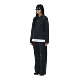 RECONSTRUCTION DENIM JACKET [BLACK]