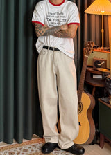 Cotton wide Color Pants 2COLOR